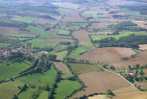 AFAOC-vue aérienne d'un maillage rural
